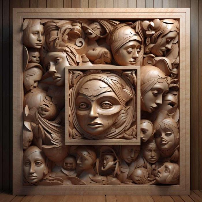 نموذج ثلاثي الأبعاد لآلة CNC 3D Art 